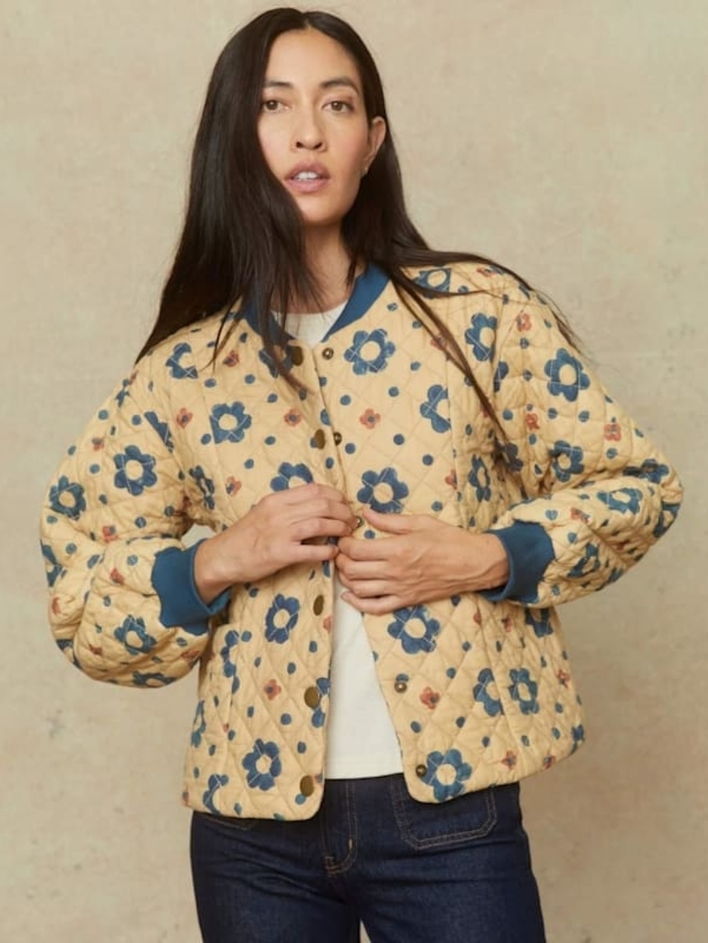 Christy Dawn the Cleo jacket in apple blossom, small